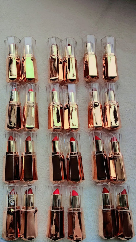 MATTE LIPSTICK strong color sense , delicate and dry, smooth touch